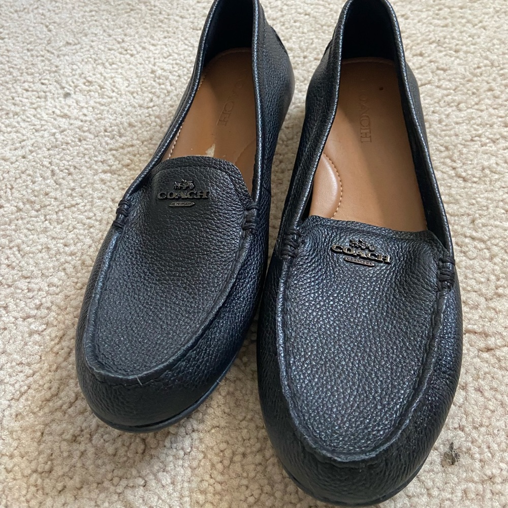 Coach slip on loafers